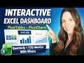 Build an Interactive Excel HR Dashboard with PivotTables Slicers for Quarterly YTD Metrics