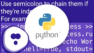 How do I execute multiple shell commands with a single python subprocess call