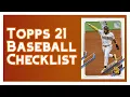 Topps 2021 Series 1 Set Checklist Info 2021 Sports Card Investing and Flipping What in the Hobby