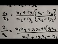 Addition subtraction multiplication division of two complex numbers