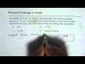 01 Percent Change in Area of Rectangle