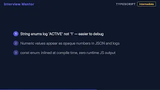 TypeScript Enums Numeric vs String Differences