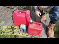 How to Make 2 Cycle Gas Oil Mix 50 1 and 40 1