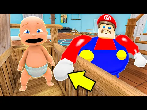 Download MP3 Baby and EVIL MARIO Play Hide and Seek!