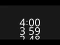 4 Minute Countup Timer