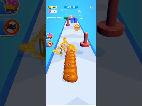 🍟खेल potato Rush Stage-39 Android Game strategy video #gameplay @marblerun-asmr