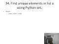 Section D Python Data Structures Solutions