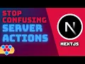 React devs need to STOP confusing Server Functions with Server Actions