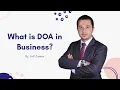 What is DOA in Business?