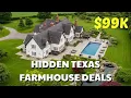 DIRT-CHEAP TEXAS FARMHOUSES with LAND Hidden Real Estate Treasures