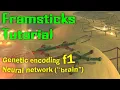 Framsticks tutorial Genetic encoding f1 - neural network brain