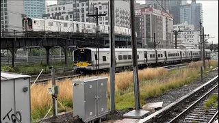 Download Hunterspoint Ave Railfanning - LIRR, Amtrak, NJ Transit, \u0026 NYC Subway Trains seen. (7/8/22) MP3