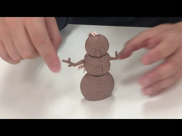 Gingerbread 3-Stacked Snowman video thumbnail