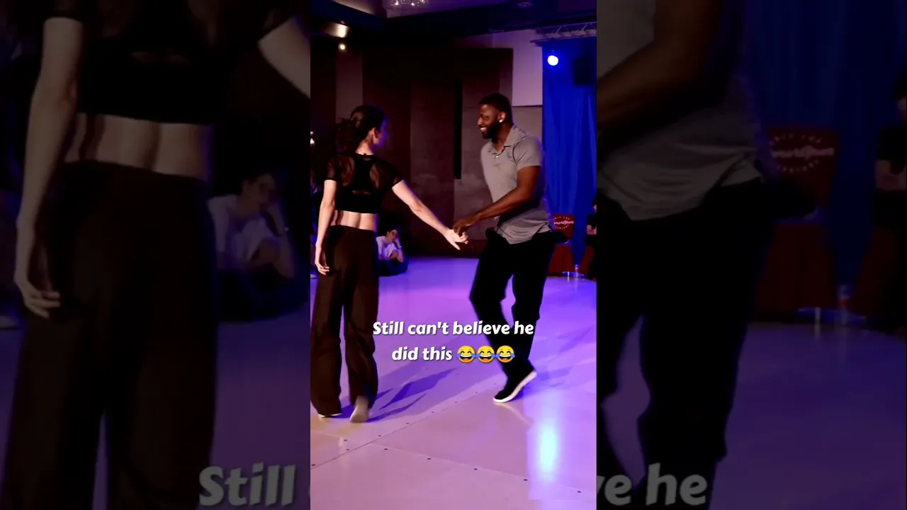 That's ONE way to hit the lyrics 🤣😂🤣 #improv #westcoastswing