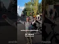 Download Lagu Palestinian protester stands firm as “Israeli” provokes during Gaza solidarity protest
