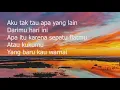 BENTUK CINTA - ECLAT STORY (Lyrics)
