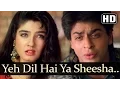 Yeh Dil Hai Ya Sheesha (HD) - Shahrukh Khan \u0026 Raveena Tandon - Yeh Lamhe Judaai Ke Songs