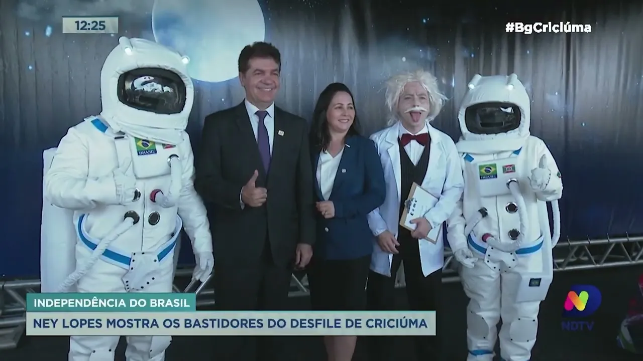 Ney Lopes acompanha os bastidores do desfile de 7 de setembro