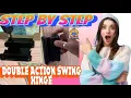 Door install double action swing hinge