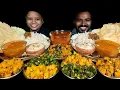 Download Lagu Sambar Rasam Rice 5 Typed Of Veg Stir Fry \u0026 Payasam | Asmr Eating | Couple Eating Show 