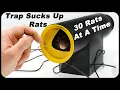 Huge RATS Sucked Up With New Rat Vac Trap - 30 Rats At A Time Amazing New Trap Mousetrap Monday
