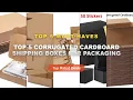 Amazing Top 5 Corrugated Cardboard Shipping Boxes For Packaging You Need To See - Mailing Shipping B