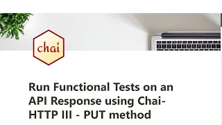 21 - Run Functional Tests on API Response using Chai-HTTP III