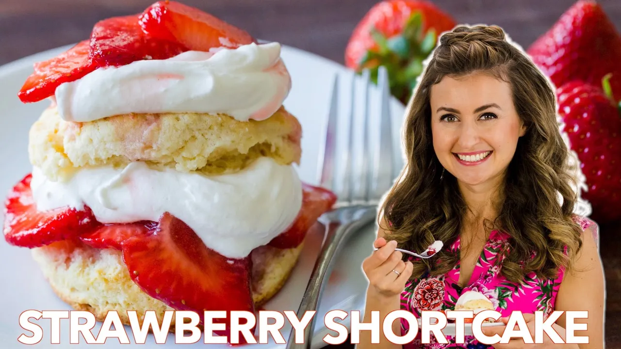 Easy Homemade STRAWBERRY SHORTCAKE RECIPE From Scratch