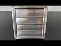 Funmit All Metal Stainless Steel Dryer Vent Cover