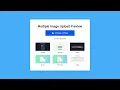 Multiple Image Upload Using HTML CSS and JavaScript with Source Code