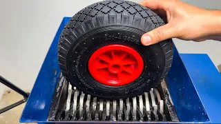 Shredding Wheel with Industrial Shredder - What Will Happen?