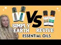 revive essential oils vs simply earth essential oils