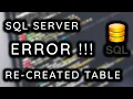 SQL Server - Prevent saving changes that require the table to be re-created