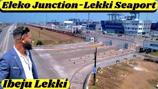 lagos mega projects touring ibeju lekki from eleko junction to lekki deep seaport 