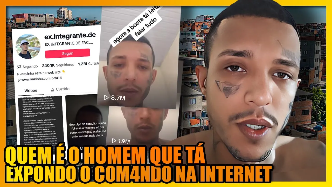 FRANK, O SUPOSTO "DECRETADO" QUE ESTÁ SE EXPONDO NAS REDES SOCIAIS