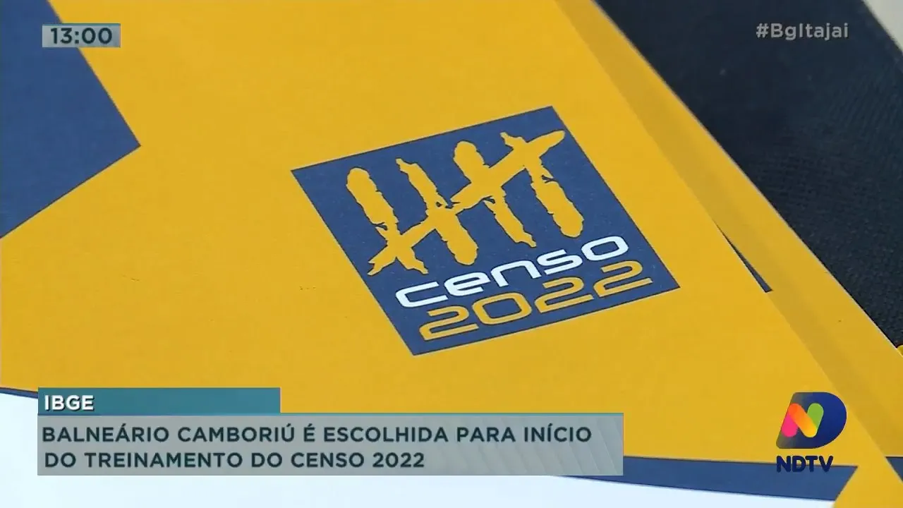 Balneário Camboriú é escolhido para início do treinamento do censo 2022
