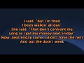 George Thorogood - One Bourbon, One Scotch, One Beer - Lyrics