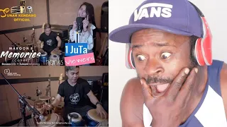 Memories (cover) Sunan Kendang ft Donna Jello - Maron 5 Reaction.