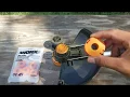 how to change worx replacement spool line on WG163