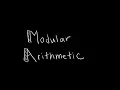 Discrete Math 4 1 2 Modular Arithmetic