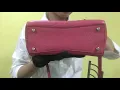 TBC Coach Bright Pink Pebbled Leather Mini Blake Carryall Two-way Bag