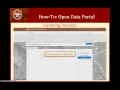 Open Data Portal - How To