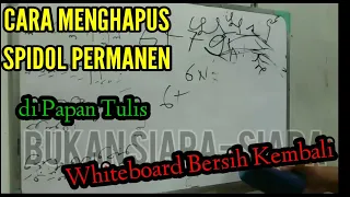 how to erase permanent marker from a whiteboard