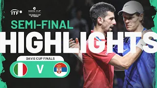 Highlights Sinner ITA v Djokovic SRB Davis Cup Finals 2023