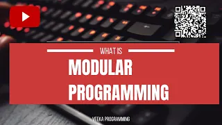 Modular Programming Programming DRY Introduction