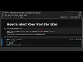 MySQL using Python - Select Rows from the Table