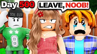 His Crush BULLIED Him... So I Carried Him To Day 500 In 99 Nights In The Forest!