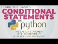 Learn The BASICS CONDITIONAL STATEMENT in Python Ilonggo-English Version Part 6