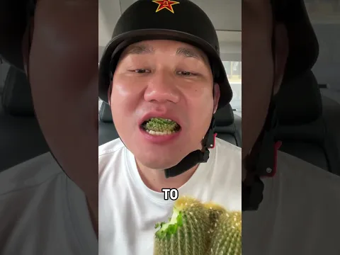 Don't Eat Raw Spiky Cactus #funny
