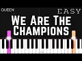 Lagu Queen - We Are The Champions | EASY Piano Tutorial